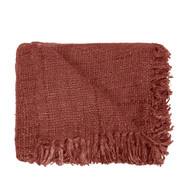 Bazar Bizar Plaid S'il vous - Kersenrood