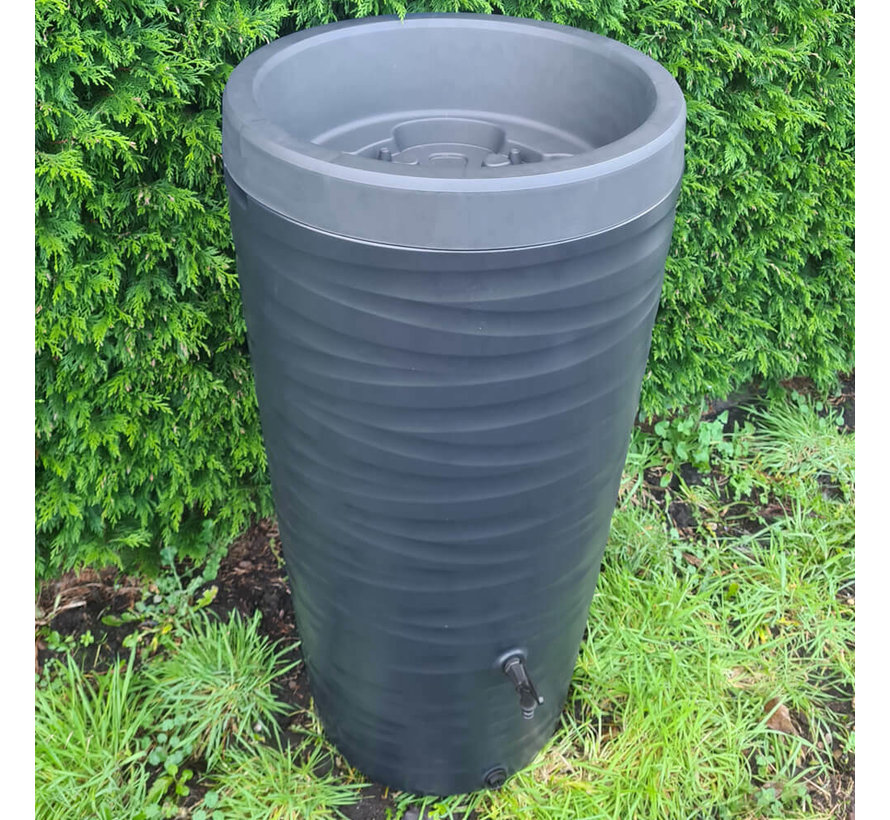 Regenton Wave - 240 liter - Antraciet