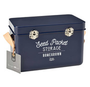 Burgon & Ball Bewaarblik zaden - Metaal - Blauw