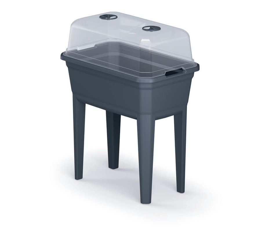 Kweekbak op poten - 60 x 75 cm - Antraciet