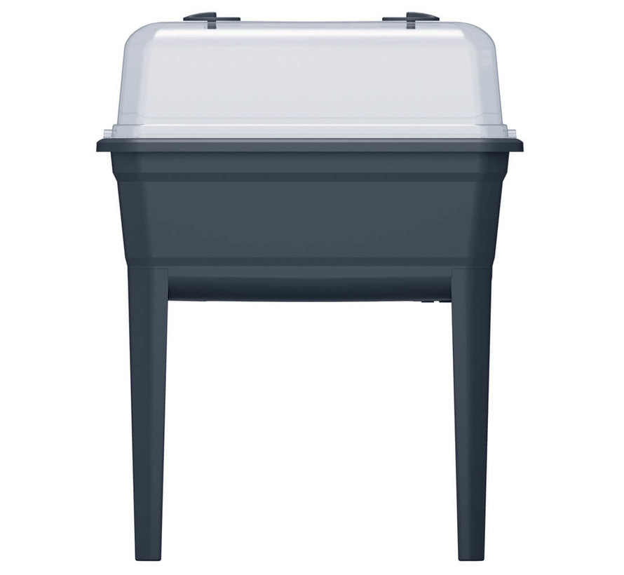 Kweekbak op poten - 60 x 75 cm - Antraciet