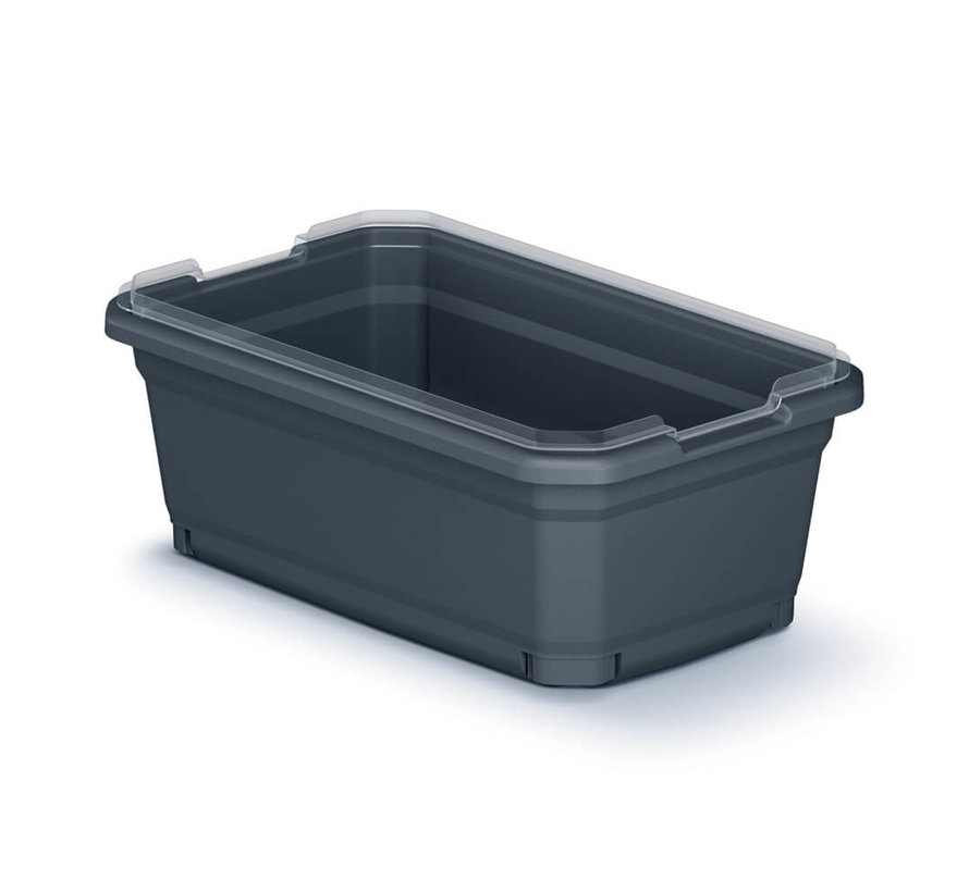 Kweekbak op poten - 75 x 77 cm - Antraciet