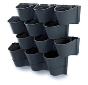 Prosperplast Bloempot set - Verticaal - Cascade 12x - Wall