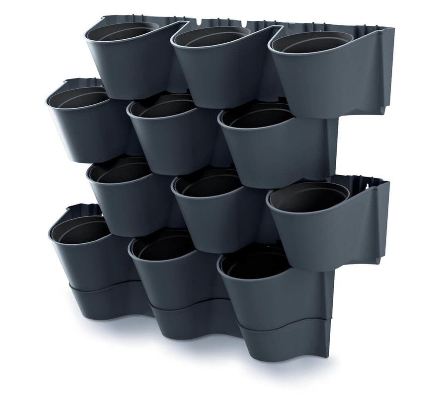 Bloempot set - Verticaal - Cascade 12x - Wall