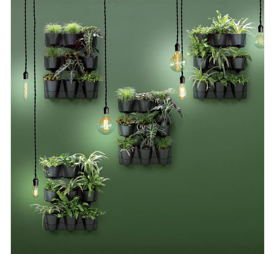 Bloempot set - Verticaal - Cascade 12x - Wall