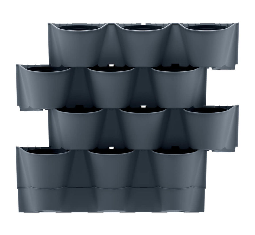 Bloempot set - Verticaal - Cascade 12x - Wall