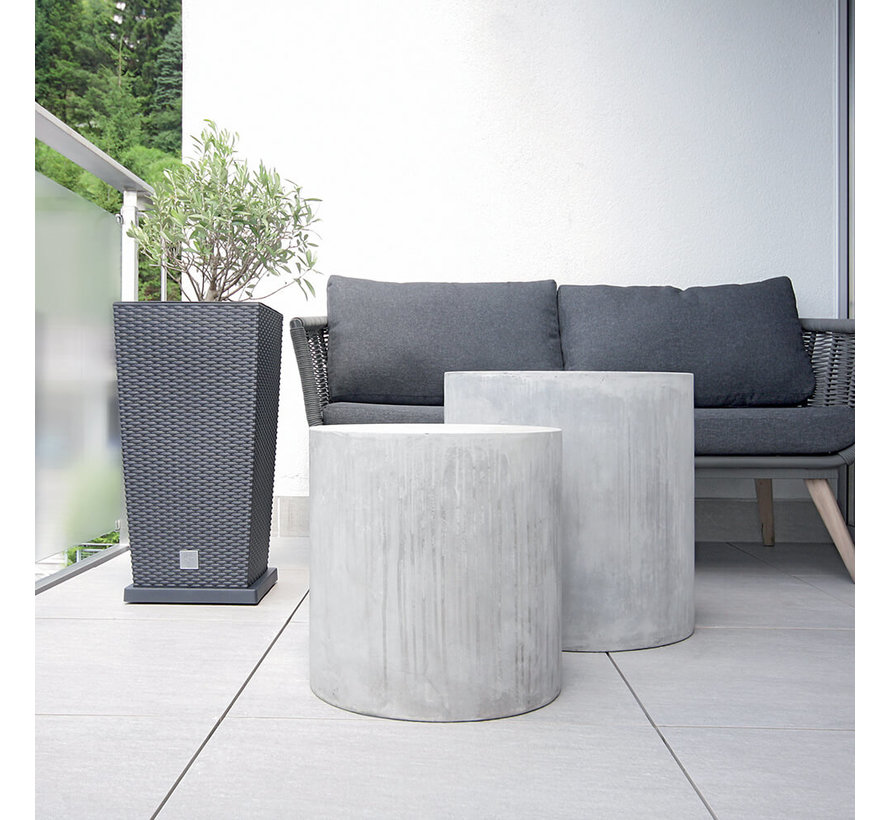 Plantentrolley - 39 x 39 cm - Antraciet