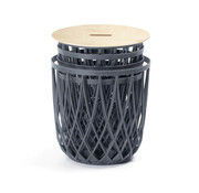 Prosperplast Uniqubo Meubelset - Antraciet - Set van 5