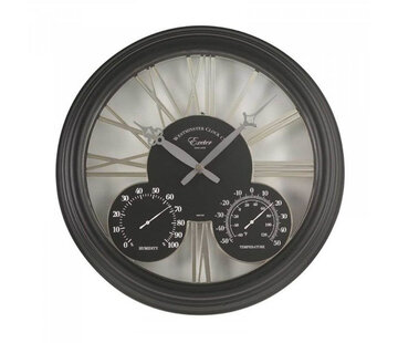 Smart Garden Products Tuinklok - Exeter 3 in 1 - 38 cm - Zwart
