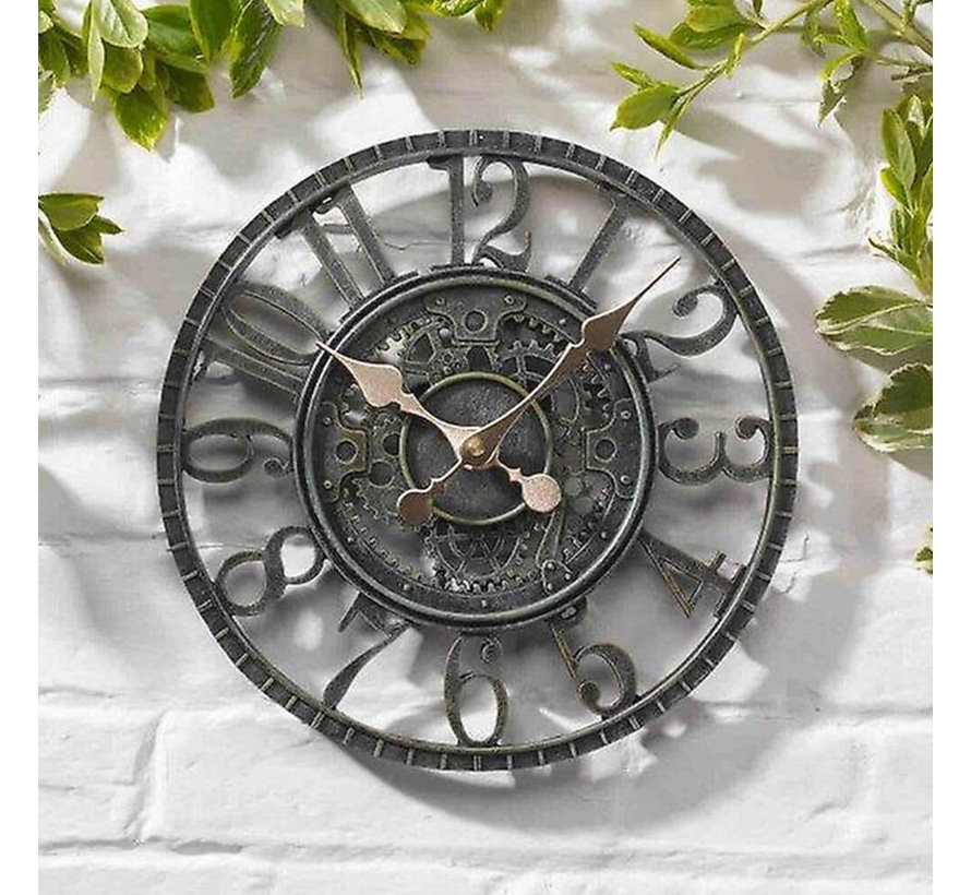 Tuinklok - Newby Buitenklok - 30 cm - Verdigris