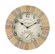 Smart Garden Products Tuinklok - Stonegate 2 in 1 Buitenklok - 25 cm