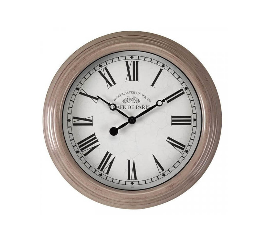 Tuinklok - Biarritz Buitenklok - 30 cm - Grijs