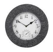 Smart Garden Products Tuinklok - Stonegate Granite Buitenklok - 2 in 1 - 30 cm