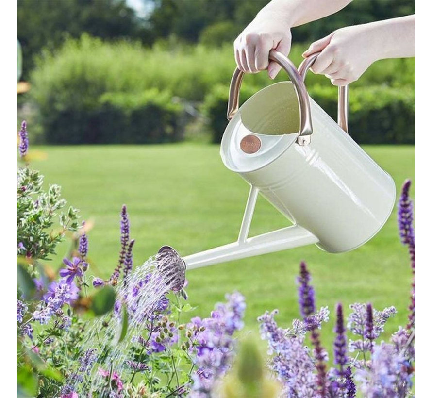 Gieter 4,5 liter - Zink - Ivoorwit