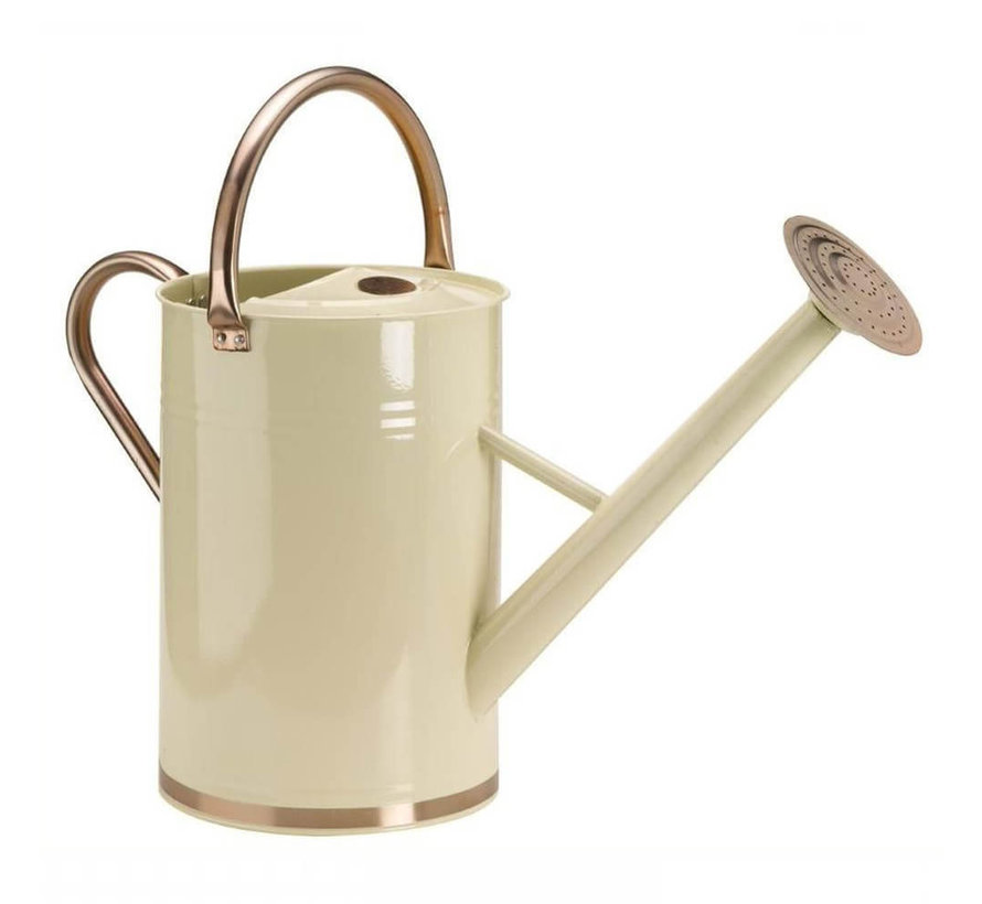 Gieter 9 liter - Zink - Ivoorwit