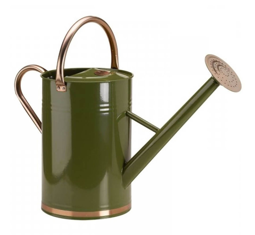 Gieter 9 liter - Zink - Mosgroen