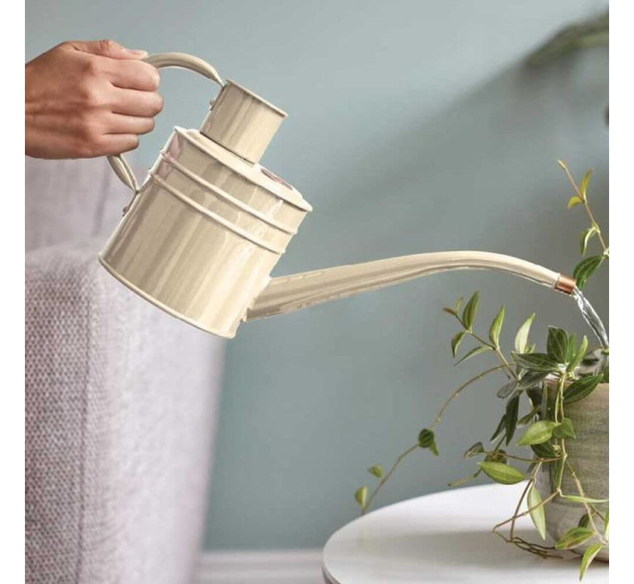 Gieter 1 liter - Zink - Ivoorwit