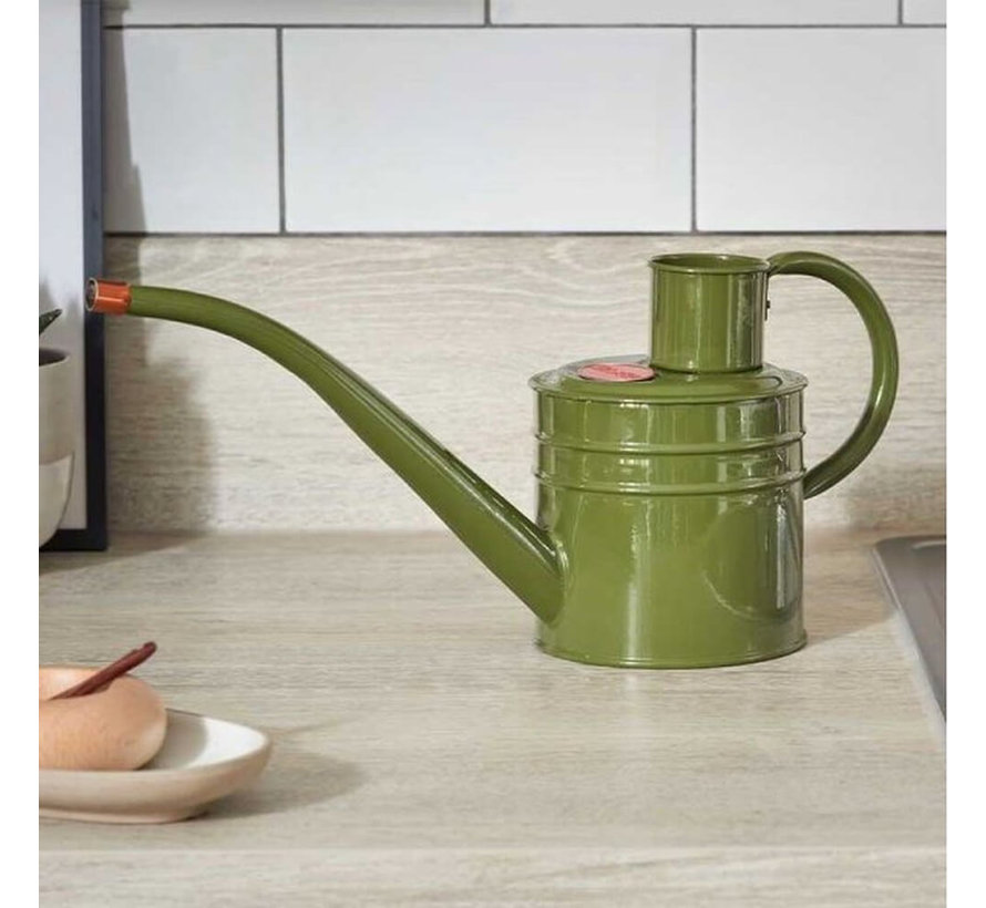 Gieter 1 liter - Zink - Mosgroen