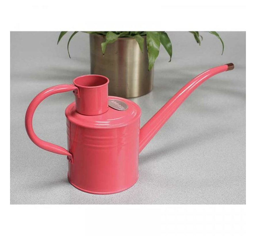 Gieter 1 liter - Zink - Koraalroze