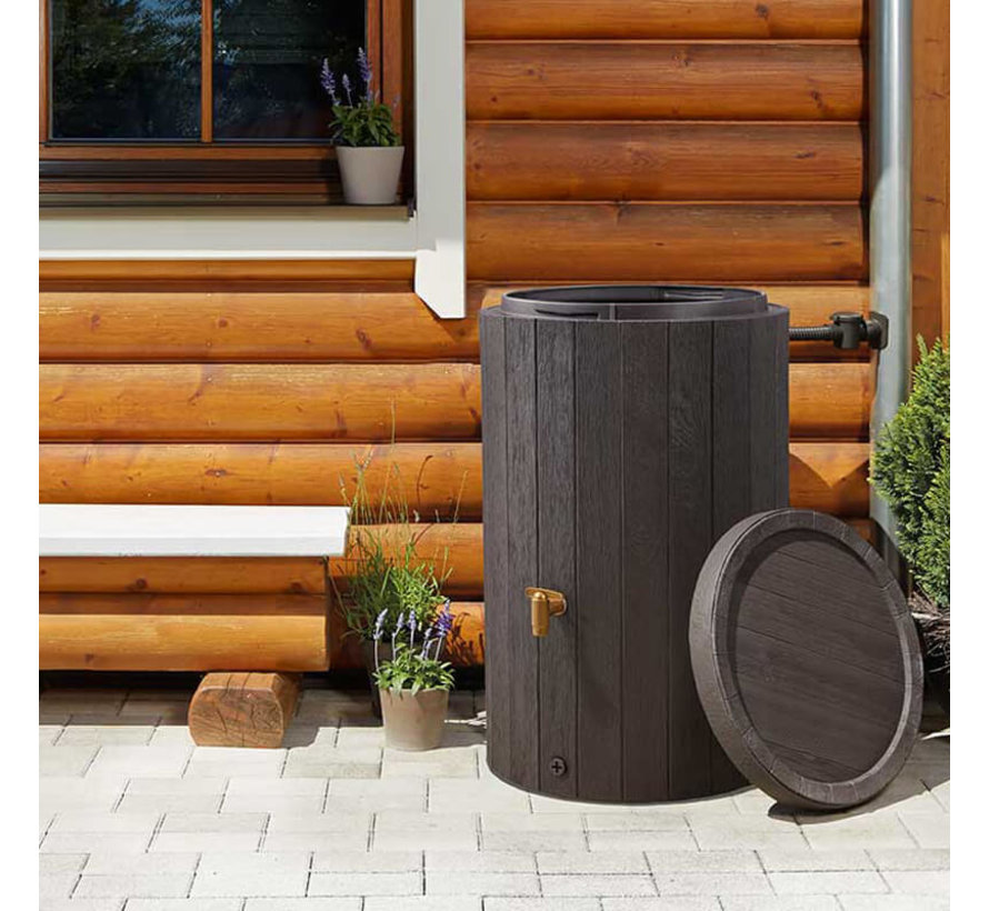Regenton Madera - 220 Liter - Bruin