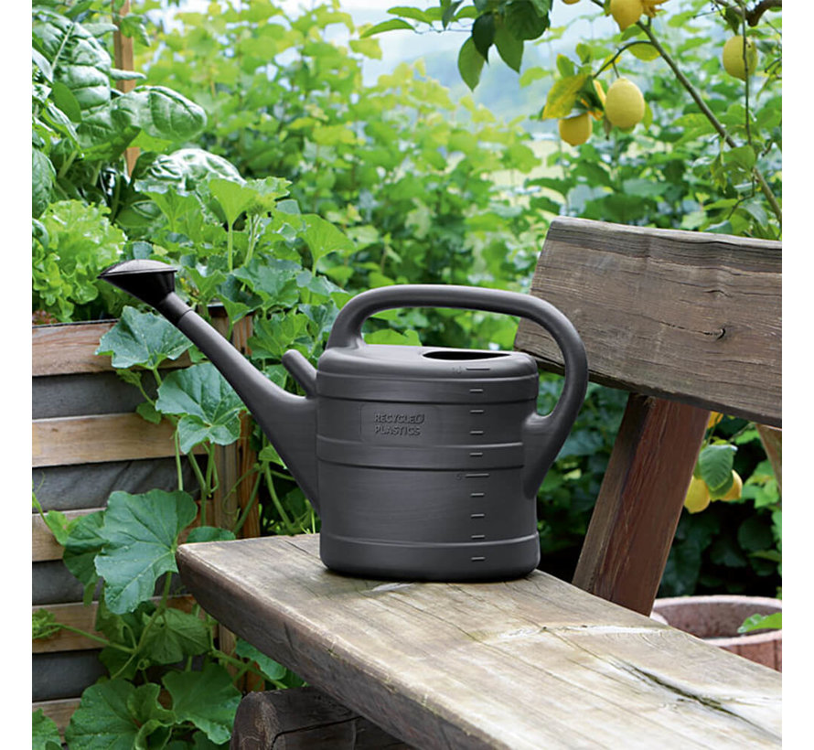Geli gieter 10 liter - Antraciet - Gerecycled