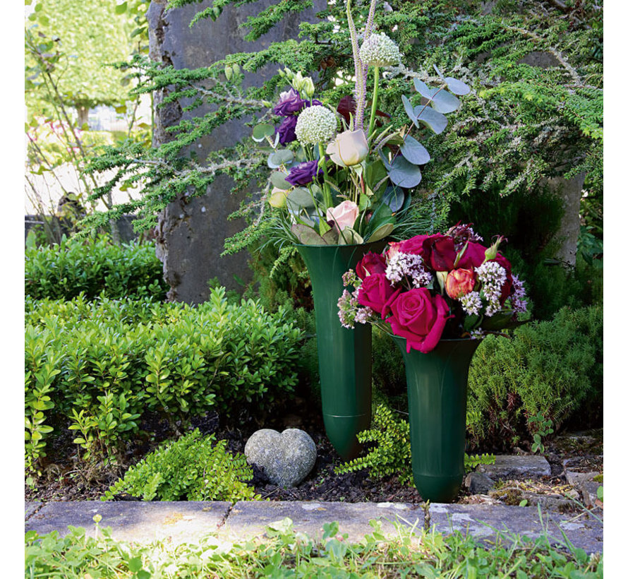 Grafvaas - Donker groen