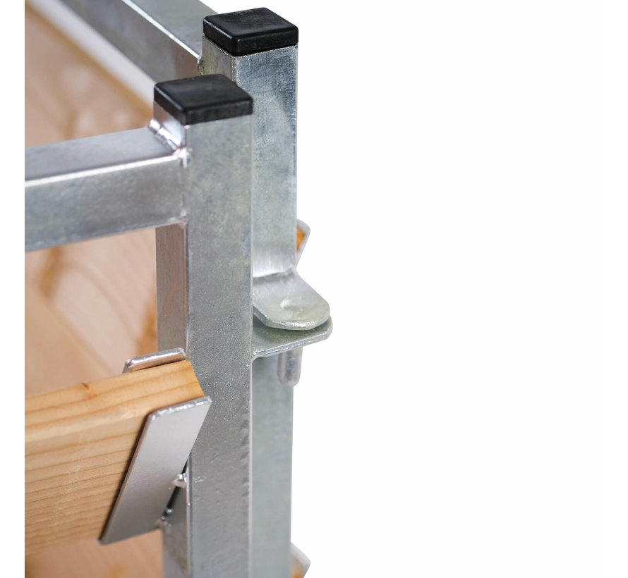 Compostbak Hout - Metaal - 100 x 100 x 100 cm