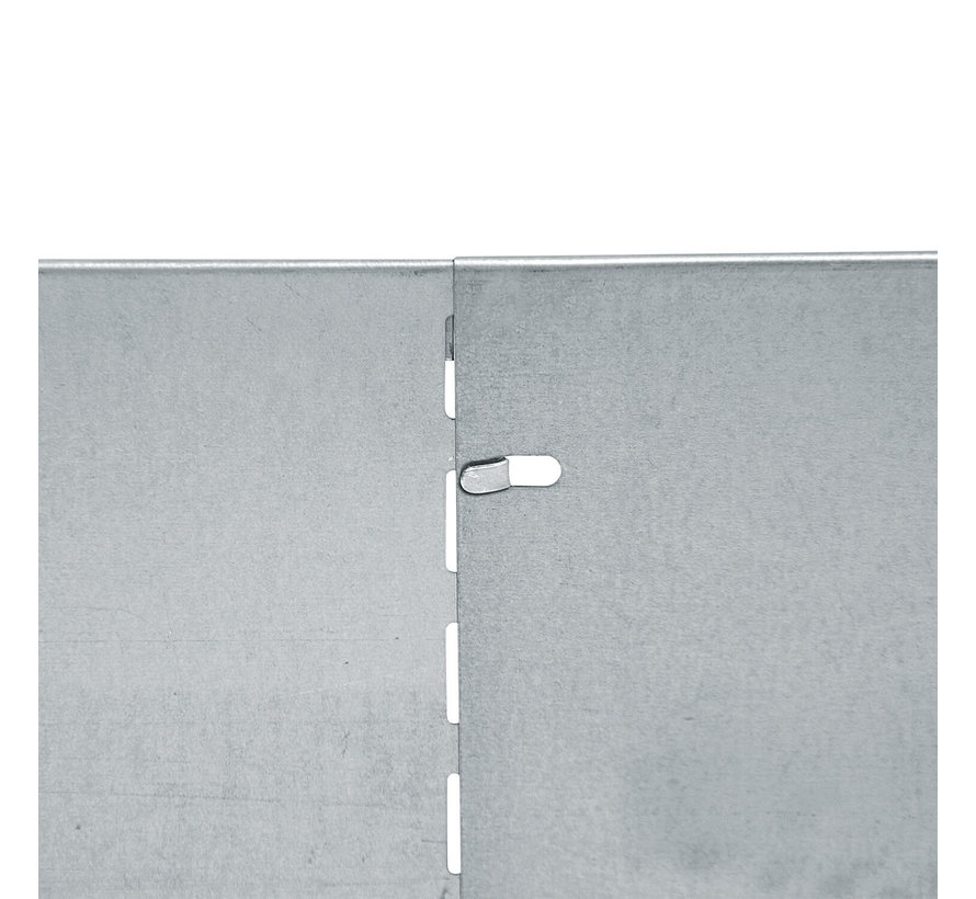 Graskant metaal - 118 x 13 cm