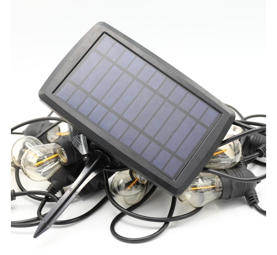 Solar lichtsnoer - Buiten 10 meter -10 of 15 lampen