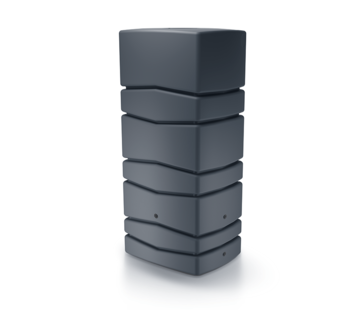 Prosperplast Regenton Aqua Tower 650 liter - Antraciet