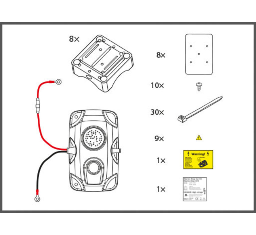 Swissinno Auto marterverdrijver - Ultrasoon