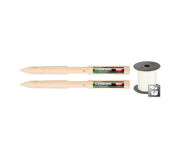 Polet Tuinkoord met stokjes - 25 meter