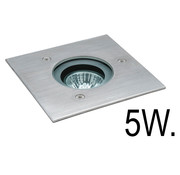 Franssen Verlichting Grondspot - GU-10 Led - 5,4w - 3000K - Vierkant