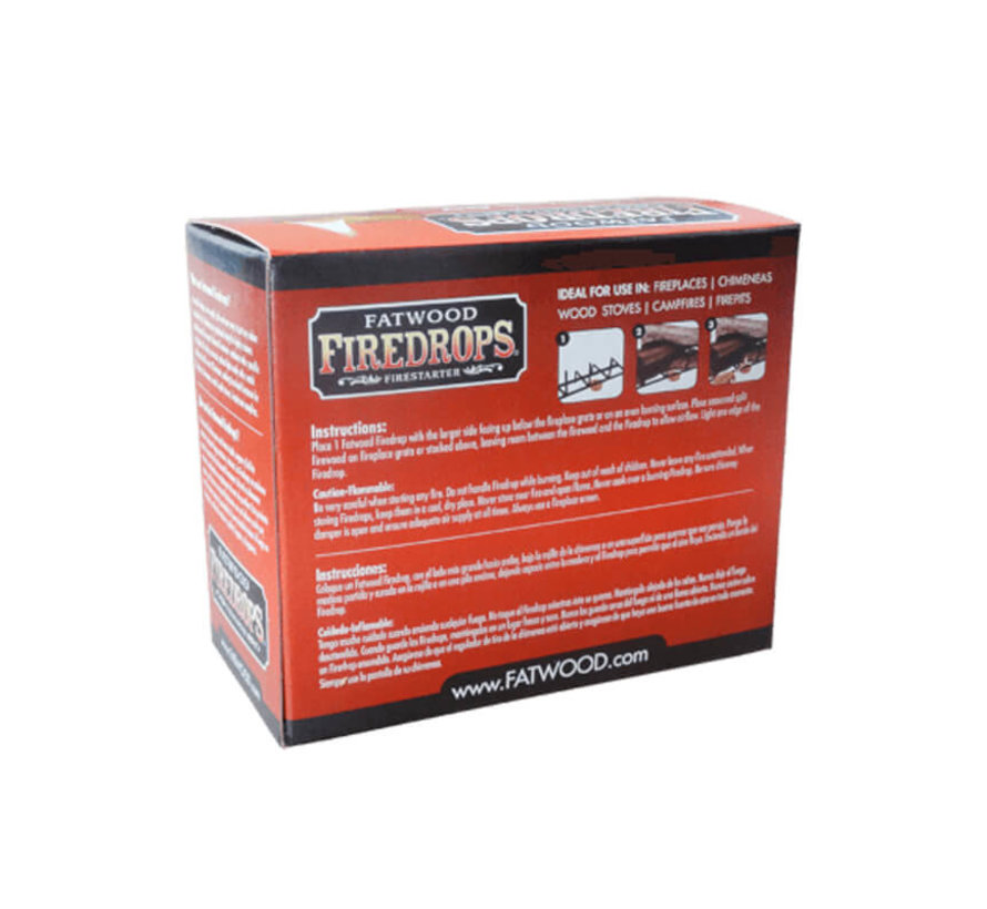 Fatwood Firedrops - Vuurstarters