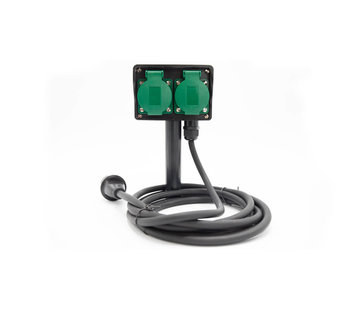 LumenXL Tuincontactdoos - 2 punten - Snoer 10 m