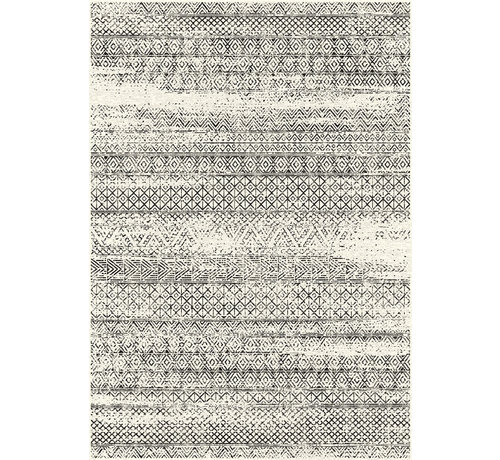 Dutch Living Vloerkleed Star - Ecru & Zwart - 200 x 300 cm