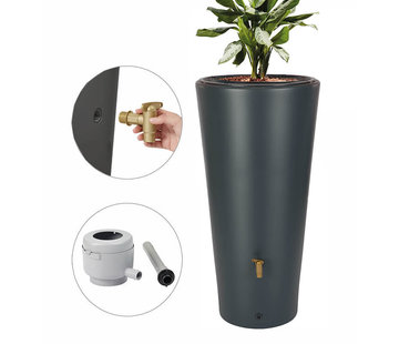 Garantia Regenton Vaso 220 liter - 2 in 1 + Plantenbak + Vulautomaat