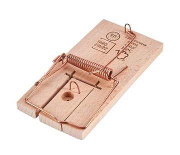 Swissinno Klassieken muizenval - Hout - 2 stuks