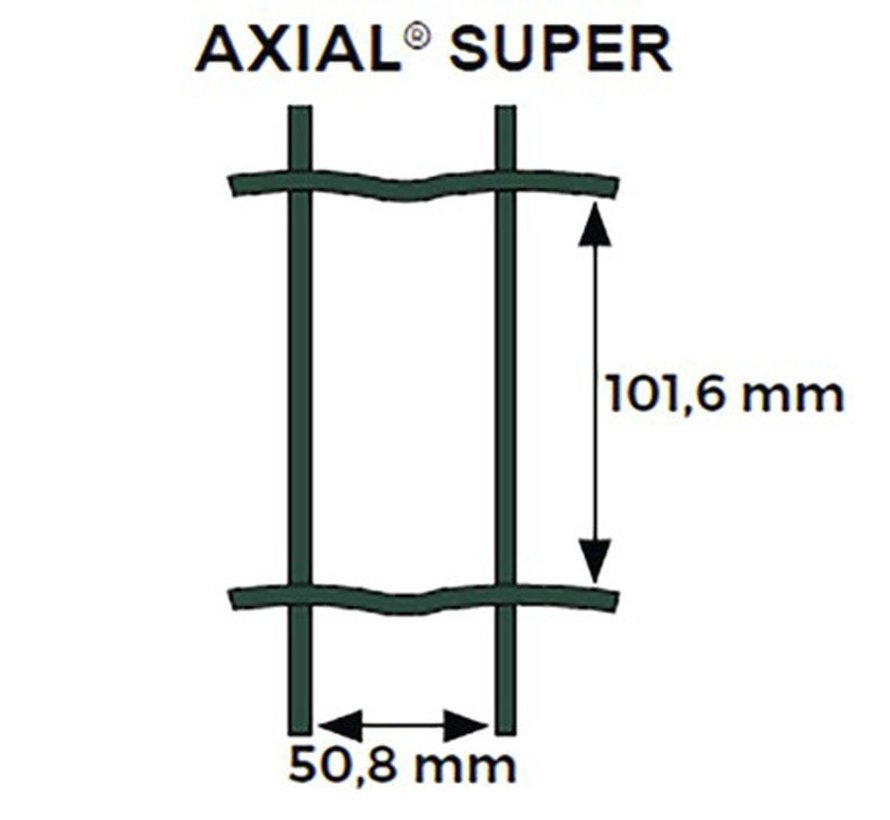 Hekwerk Axial Super - Groen