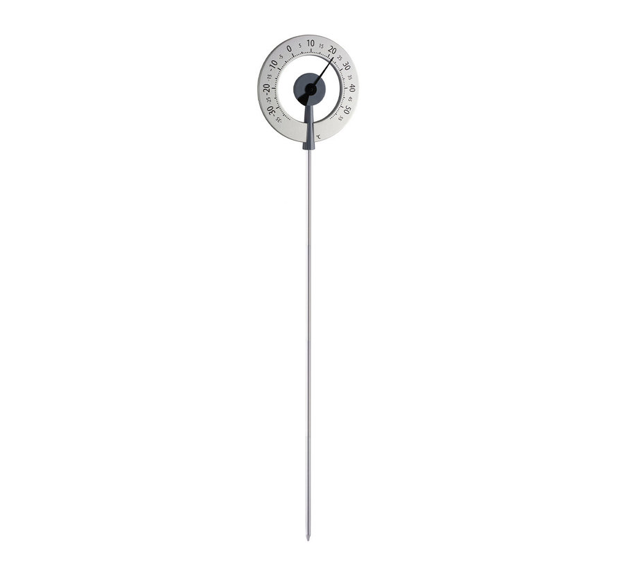Thermometer Lollipop - Antraciet - 95 cm
