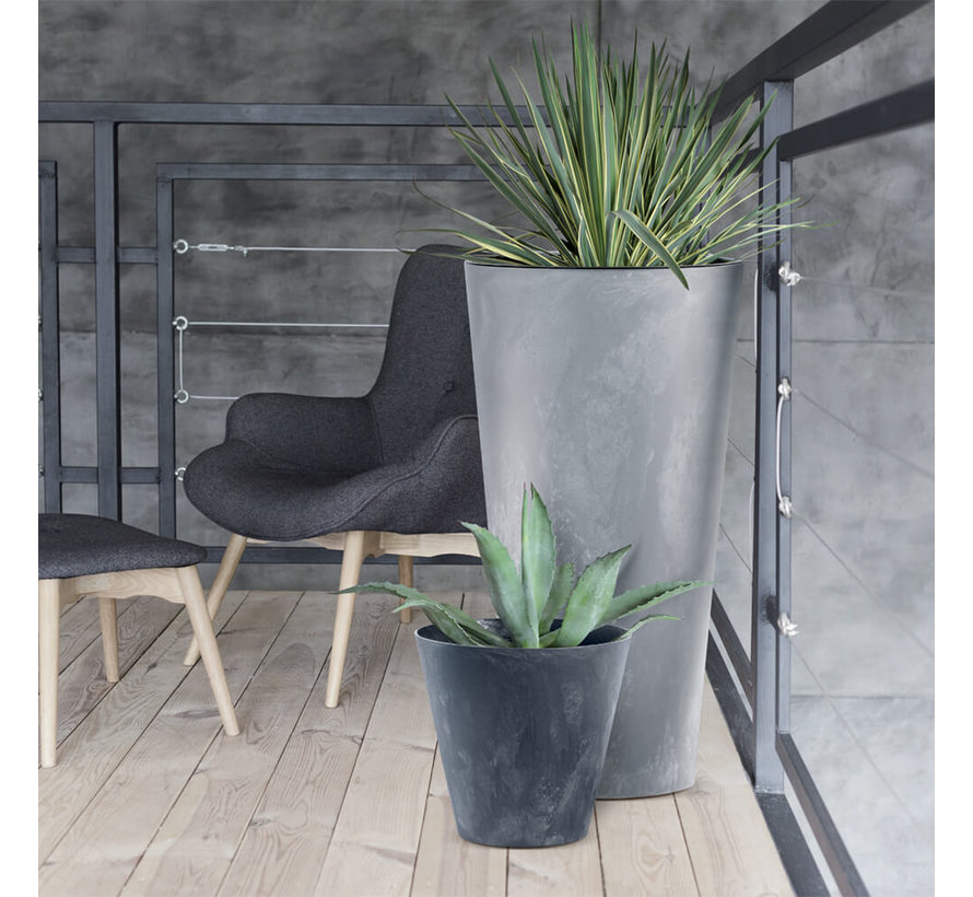 Bloempot Tubus - 20 cm - 5 kleuren