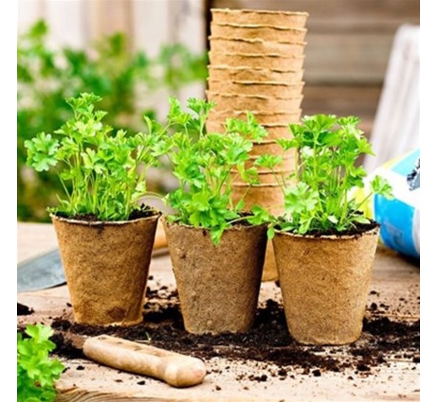 Woodee kweekpotjes - 24 stuks - ø 6 cm