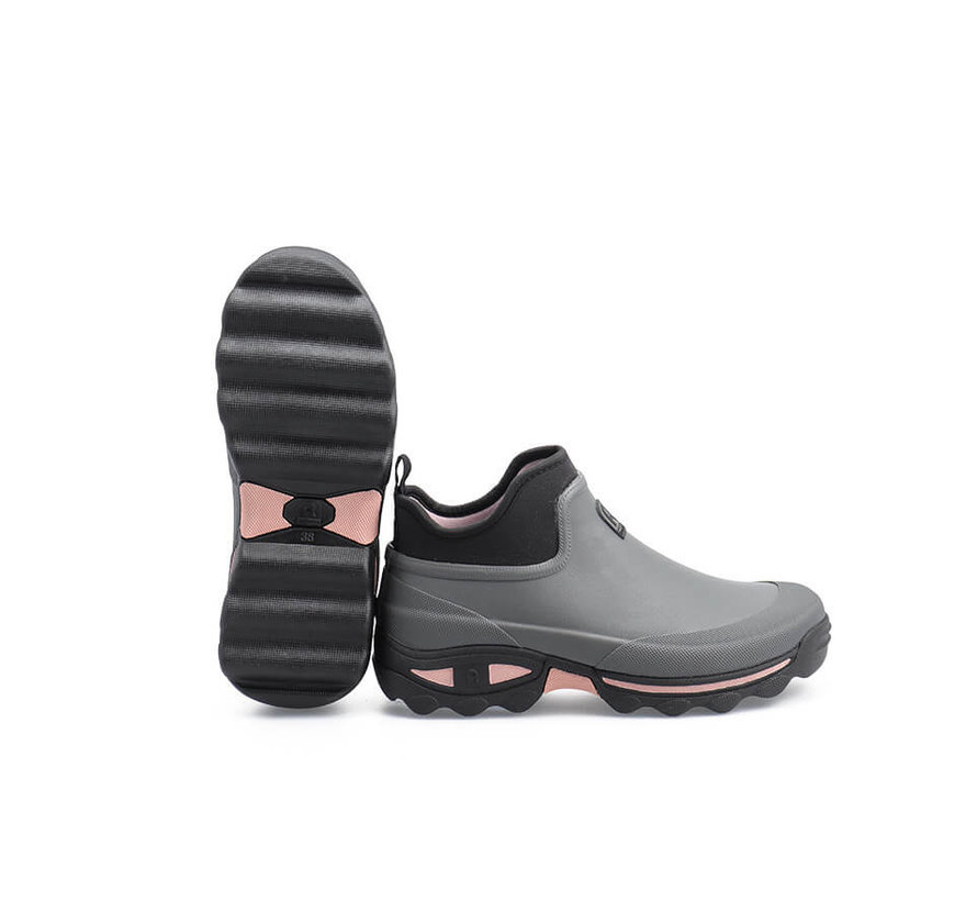 Tuinlaars - Grijs - Enkellaarzen