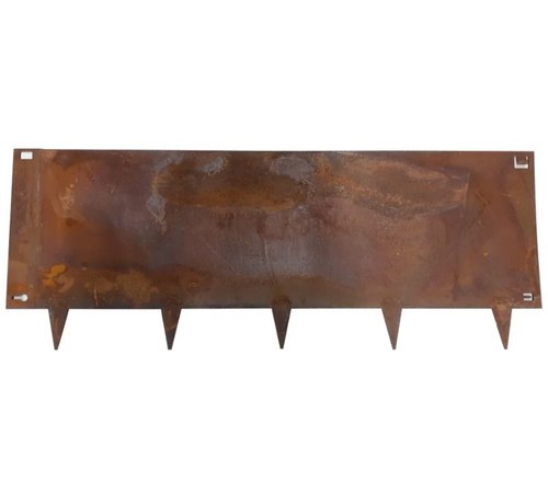 Meuwissen Agro Borderrand 106 cm Cortenstaal - Graskant Edge - Kantopsluiting