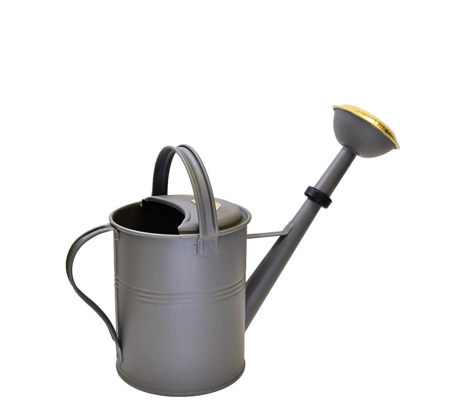 Gieter 5 liter - Zink - Mat grijs