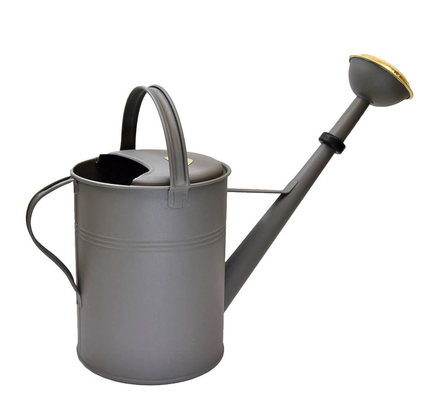 Gieter 9 liter - Zink - Mat grijs