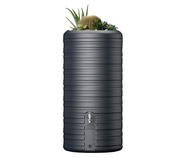 Garantia Regenton Nordic -  300 liter - Antraciet - Plantenbak