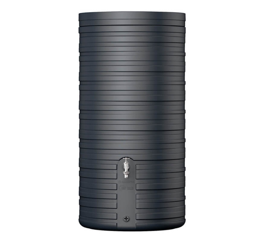 Regenton Nordic -  300 liter - Antraciet - Deksel