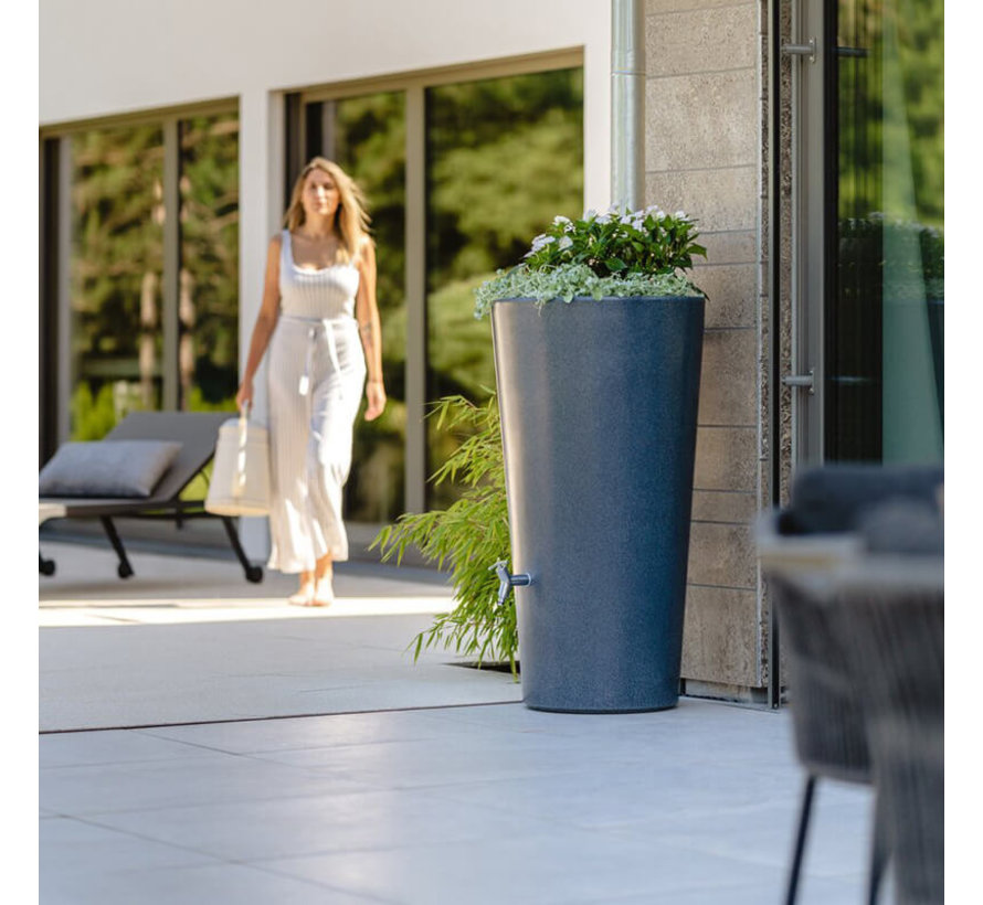 Regenton Lava 210 liter - 2 in 1 + Plantenbak