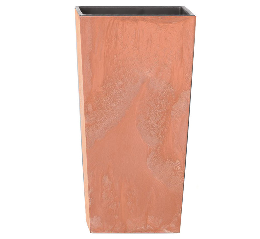 Bloempot Urbi Square - Hoge bloempot - Terracotta